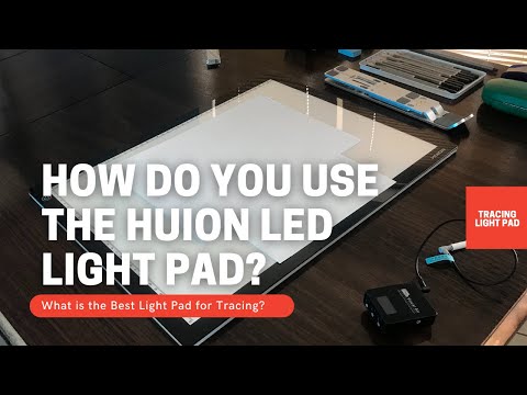 How to Use the Huion A3 LED Light Pad