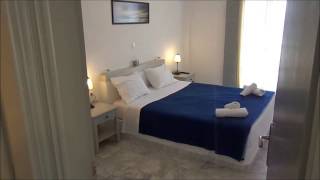 preview picture of video 'Santorini Kokkinos villas family apartments two bedrooms caldera volcano view!'
