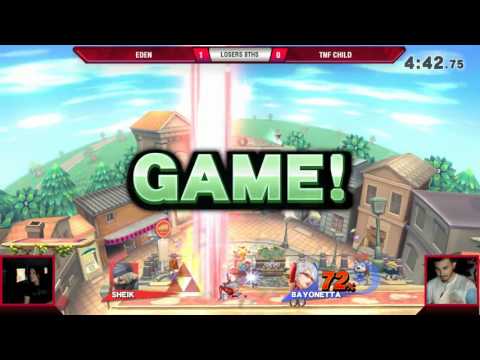 VS Weekly 5/11/17 - Losers 8ths - Eden (Sheik/Kevin) vs. Child (Bayonetta) - Smash 4