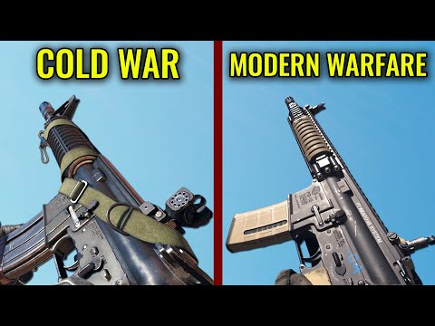 COD Black Ops COLD WAR vs Modern Warfare 2019 - Weapons Comparison