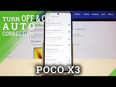 How to Use Autocorrection on POCO X3 – Turn On Autocorrection