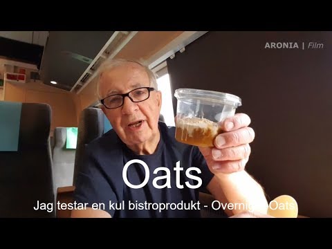 2018-05-04 OVERNIGHT OATS - Vi testar en kul liten doldis i SJs bistrosortiment