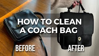 I thrifted and restored a vintage Coach bag