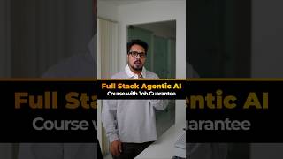 Full Stack Agentic AI Course with Job Guarantee. #agenticai
