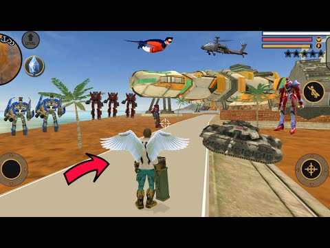 Vegas Crime Simulator (Vegas Hero With Angel Wings) Angel Wings Shirt Purchase - Android Gameplay HD