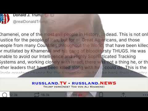 Trump verkündet Tod von Ali Khamenei