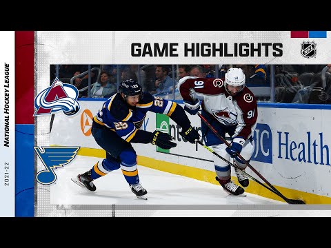Avalanche @ Blues 10/28/2021 | NHL Highlights