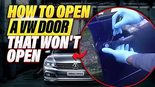 How to open a VW door that won