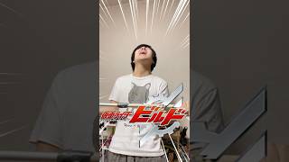 日常生活で仮面ライダーになれる瞬間【棒状の物をへし折る時】#仮面ライダー#ネタ#特撮#shorts