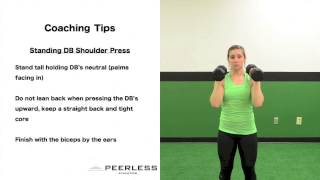 197. Standing Dumbbell Shoulder Press