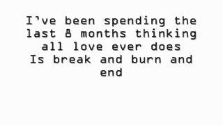 Begin again Taylor Swift lyrics