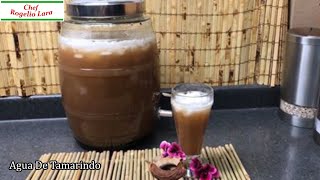 AGUA FRESCA DE TAMARINDO , DELICIOSA RECETA!