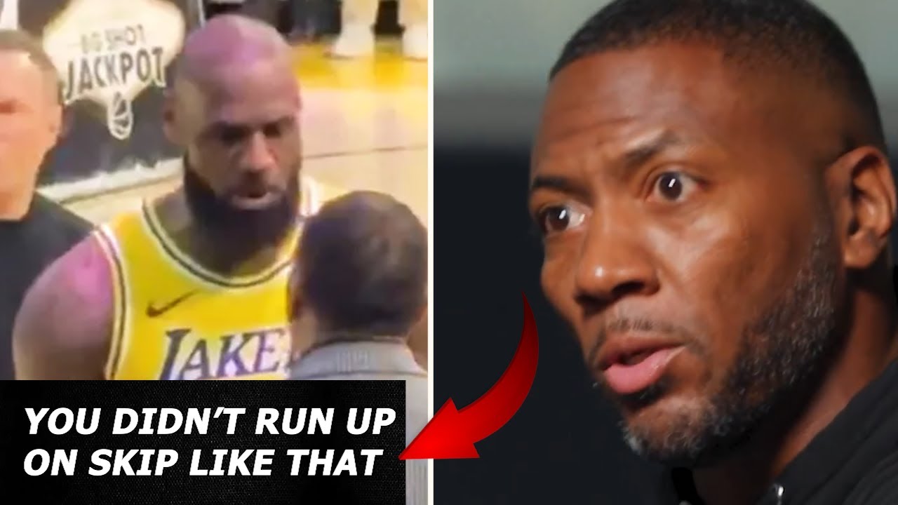 Ryan Clark Calls Out LeBron James "You Didn't Run Up On Skip Bayless Like That"