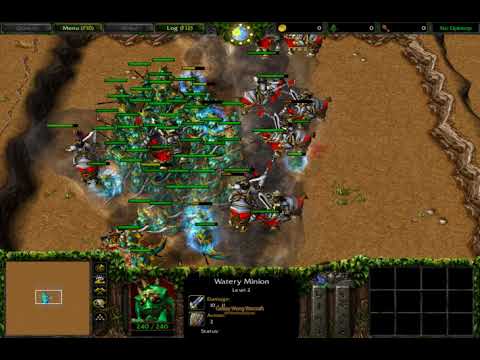 50 Naga Siren (100 Food) vs 25 Knight (100 Food) Fully Upgrade 1080p