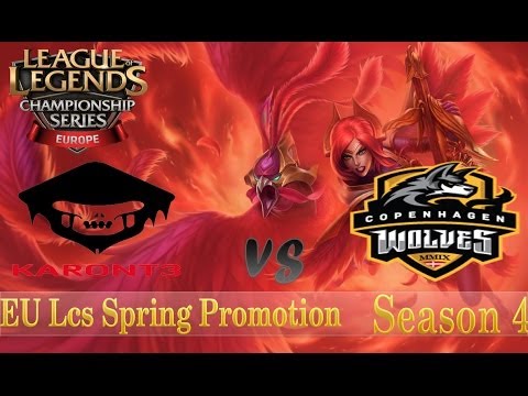 || Karont3 esports Club vs  Copenhagen Wolves ||  Challenger Stage LCS PROMO Tournament Spring 2014