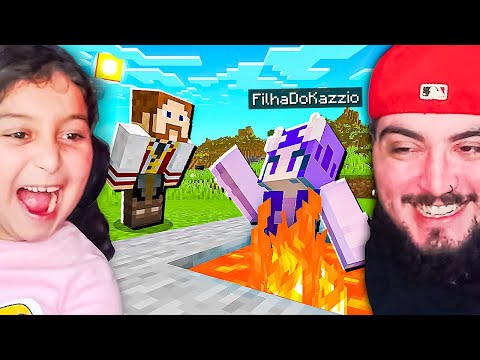 I played Minecraft with my daughter for the first time.