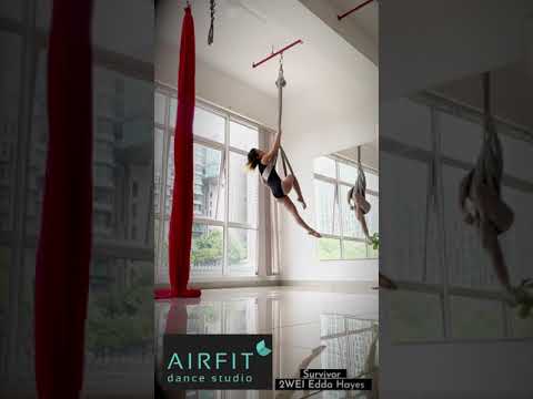 Aerial Hammock Intermediate Routine. (Survivor by 2Wei, Edda Hayes )