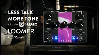 Video thumbnail for Keeley Electronics Loomer Fuzz/Reverb Demo - Shoegaze in a Box! by The Pedal Zone