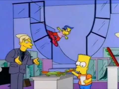 The Simpsons - Bart and Milhouse go crazy Broadway style