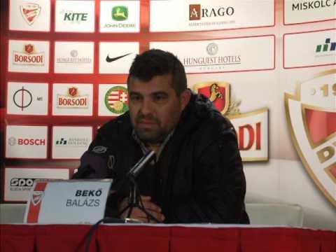 DVTK - vs. Paks 15/16, Bekő Balázs - boon.hu