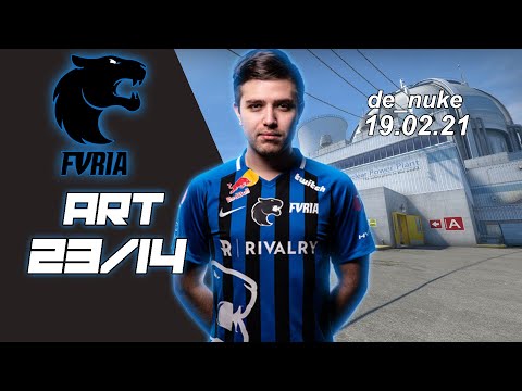 CS:GO POV FURIA arT (23/14) vs Ninjas in Pyjamas (de_nuke) @IEM Katowice 2021