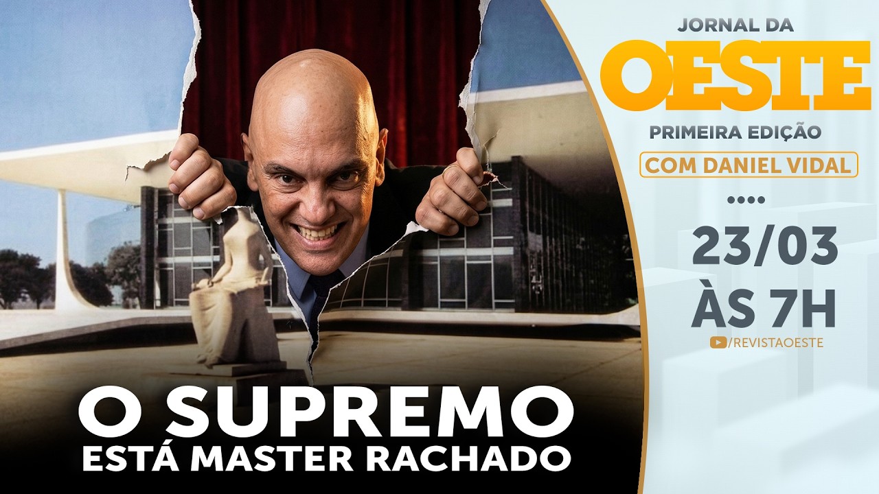 JORNAL DA OESTE PRIMEIRA EDIÇÃO, COM DANIEL VIDAL - 23/03/2026
