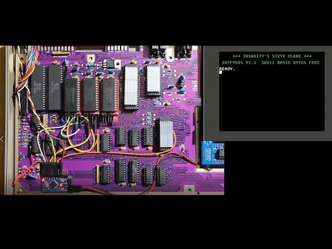Commodore 64 Sixty Clone Part 2 - Arduino kernal switching and Character Gen ROM goodness