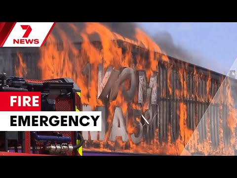 $3.5 million industrial fire at Croydon Park | 7NEWS