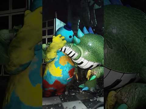 What if DOEY Meets with PIANOSAURUS - Poppy Playtime Chapter 4