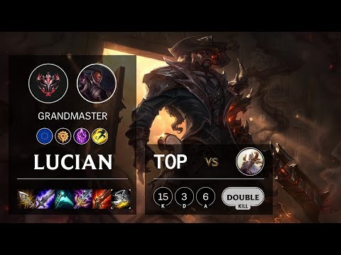 Lucian Top vs Kayle - EUW Grandmaster Patch 10.5