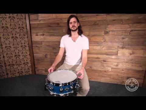 DW Collectors 5 x 14" Maple Snare Drum Regal Blue Lacquer