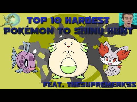 Top 10 Hardest Pokémon to Shiny Hunt (Feat. TheSupremeRk9s)