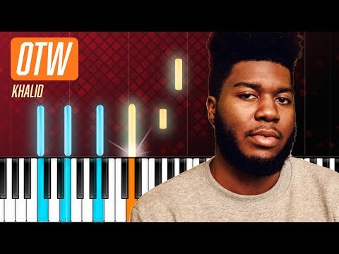 Khalid - "OTW"  ft. 6LACK, Ty Dolla Sign Piano Tutorial - Chords - How To Play - Cover