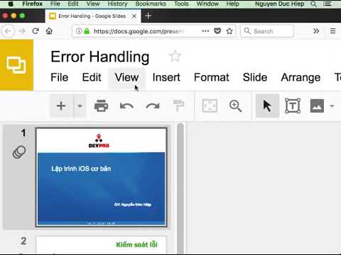 Bài 26: Swift: Deinitialization, Optional Chaining, Error Handling, Type Casting, Nested Types.