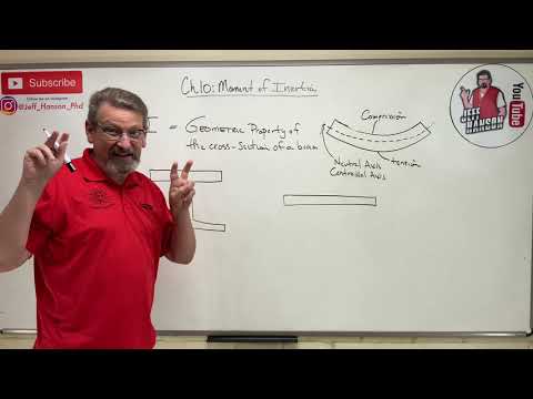 Statics: Lesson 67 - Introduction to Area Moment of Inertia