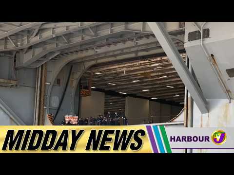 Warship Docks in Kingston Harbour | Midday News