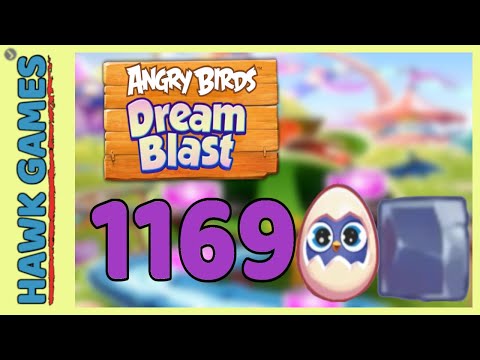 Angry Birds Dream Blast Level 1169 Hard - Walkthrough, No Boosters
