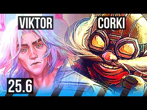VIKTOR vs CORKI (MID) | 7/1/5 | EUW Master | 25.6