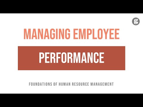 Managing Employee Performance
