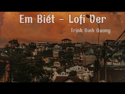 EM BIẾT| TRỊNH ĐÌNH QUANG| LOFI VER.