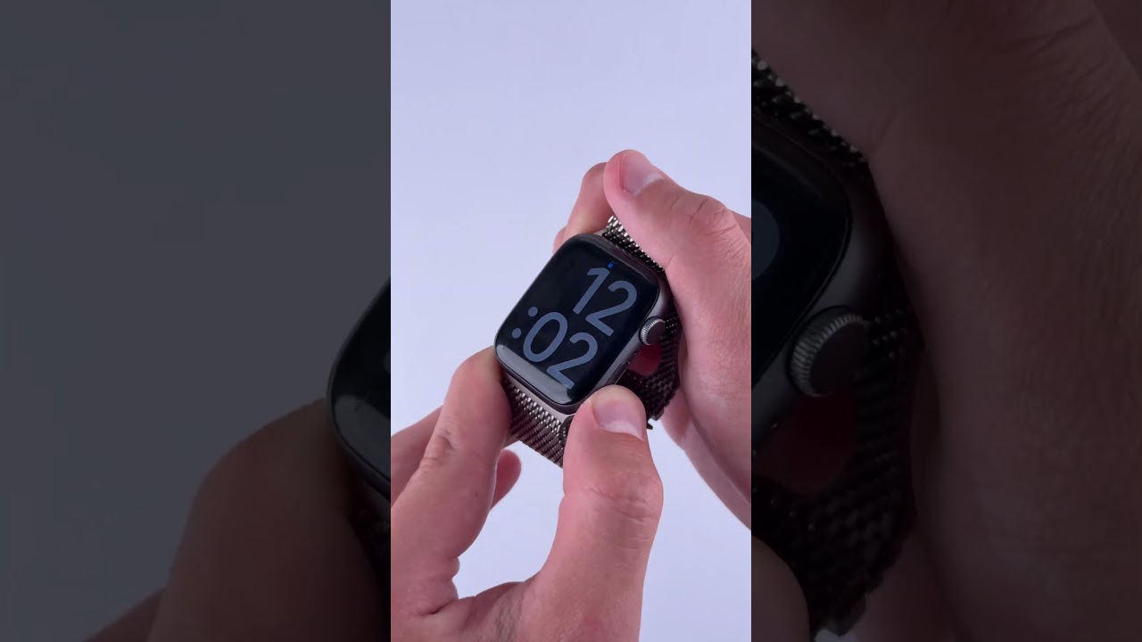 Ремешок Hoco WA33 Original series umbrella buckle Milanese steel strap для Apple watch 38/40/41/42mm