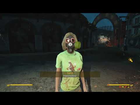 Fallout 4 Modded, Zombie World gameplay pt77  Monsters of Nuka World