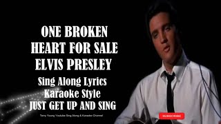 Elvis One Broken Heart For Sale HQ Sing Along Lyrics