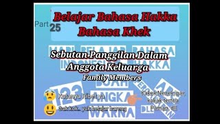 Download lagu Belajar bahasa hakka Panggilan dalam anggota keluarga, Family members hakka studies #hakka #trending mp3