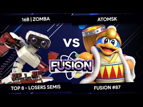 Fusion #87 - Atomsk (King Dedede) vs Zomba (R.O.B.) - Top 8 - Losers Semis