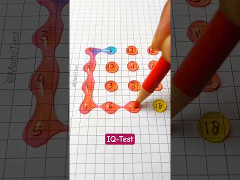 Draw a starlight line with numbers 1 to 18 #drawing #line #maths #quiz #shorts