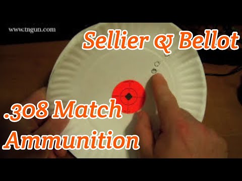Sellier \u0026 Bellot 308 WIN 124gr FMJ Accuracy Test