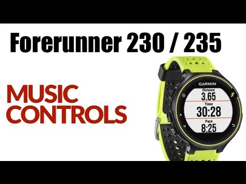 How To Use The Music Controls On The Garmin Forerunner 230 / 235 ! FEATURE REVIEW !