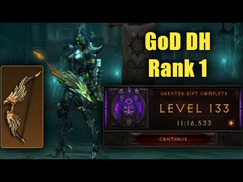 GoD DH GR133 in 11min! Insane Clear with Odyssey's End Setup, Season 26 World Rank 1