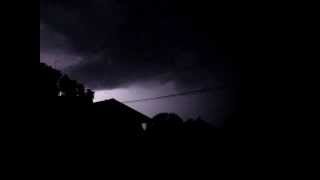 preview picture of video 'Thunder and Lightning over Alexandra, Central Otago'